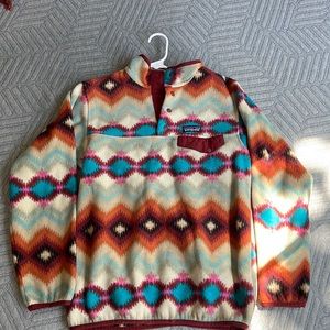 patagonia quarter button sweatshirt
